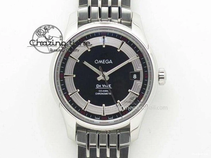 1218 UrbanChic Seamaster Diver 300M SS RG Black Ceramic Bezel JVSF 1:1 Best Edition Black Dial on SS RG Bracelet A 7786